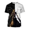 Hot sale Summer Kurosaki Ichigo print T-shirt anime BLEACH fashion o neck short-sleeved men's and women's casual tops kids