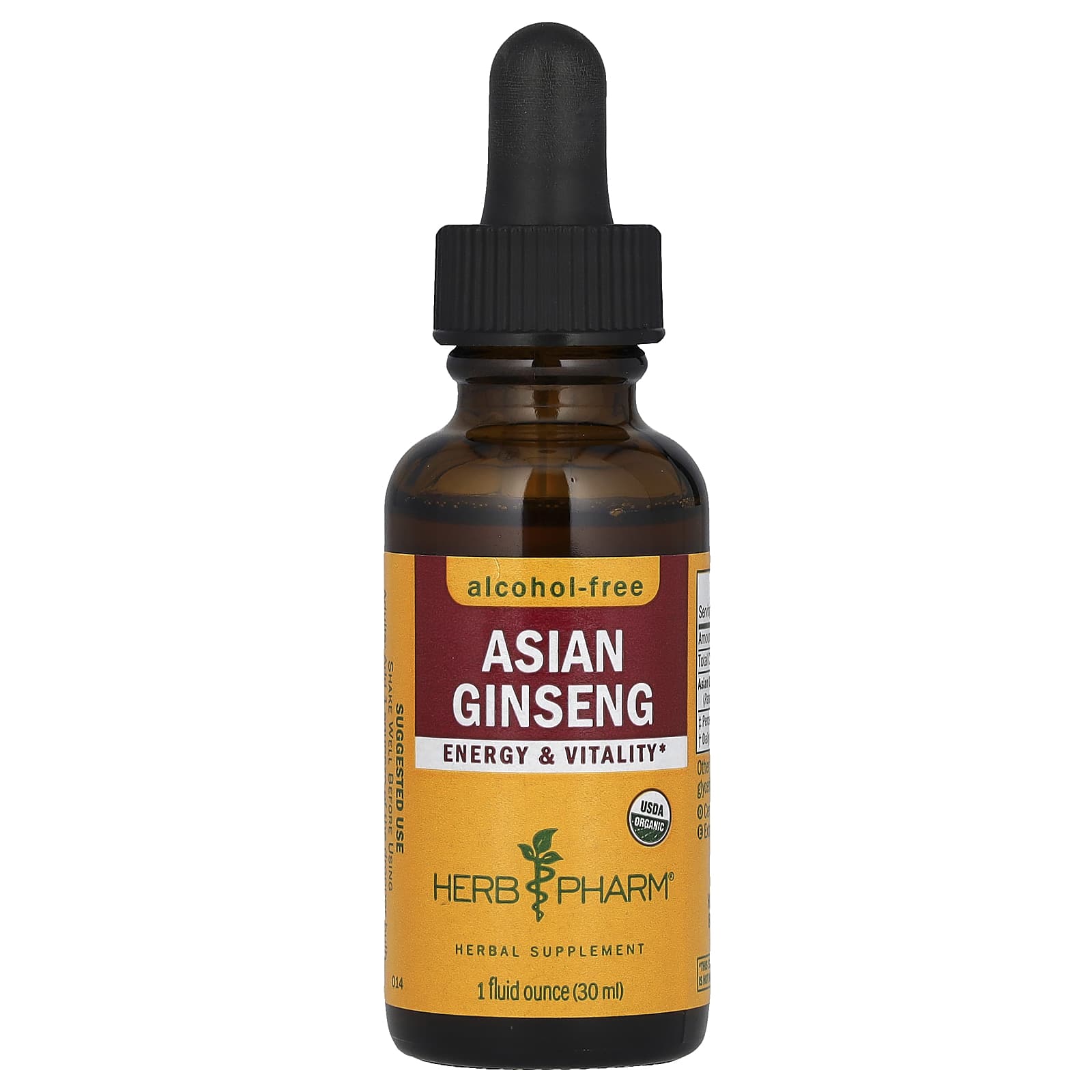 

Asian Ginseng, Alcohol Free, 30Ml (1Fl Oz)