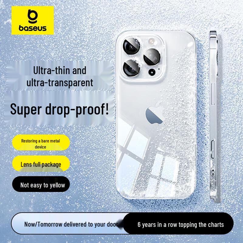 Baseus Transparent Anti-Drop Soft TPU Phone Case for iPhone