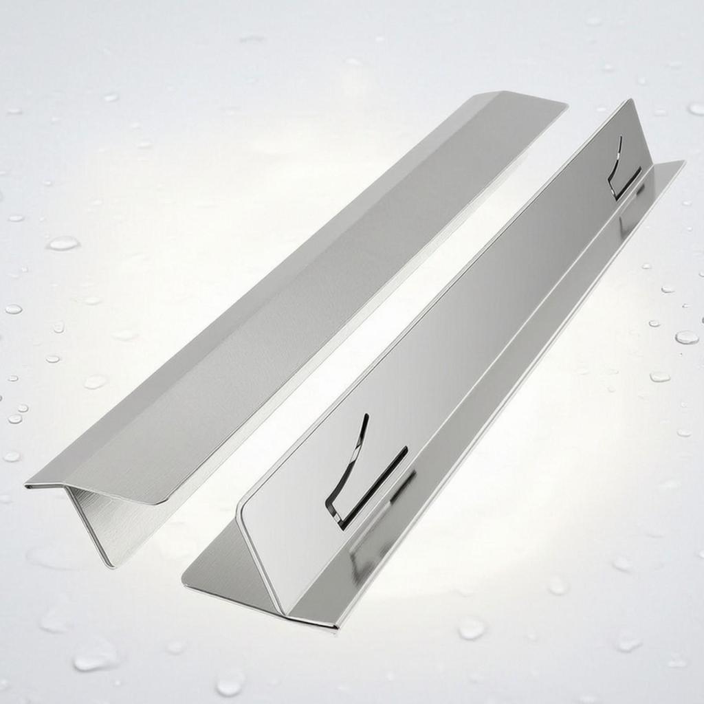 2 Pieces Adjustable Range Crevice Cover with Sliding Mechanism Heat-Resistant