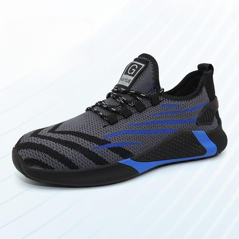 Fashion High Quality Mens Sneakers Anti-smash Puncture-Proof Men Work Safety Shoes Outdoor Indestructible Non-slip Running Shoes Plus 46