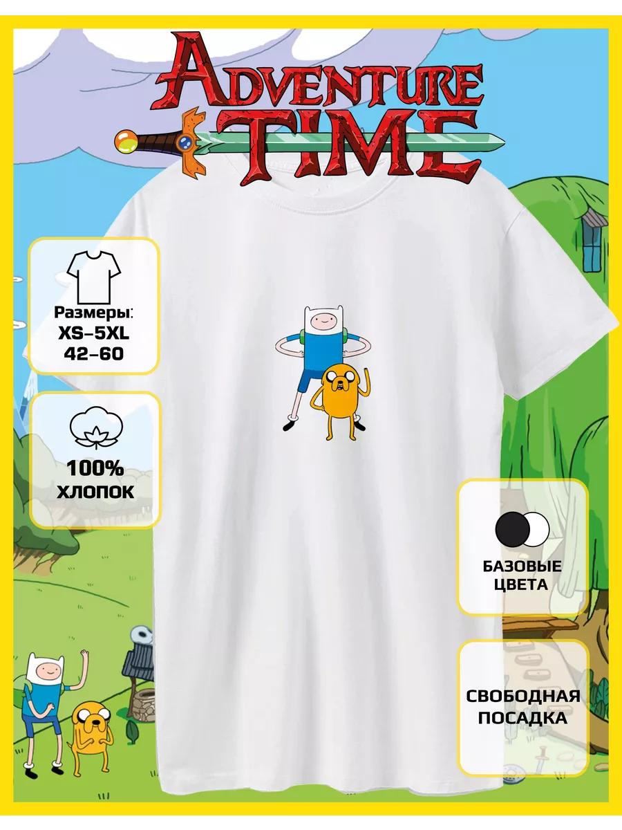 Adventure Time Printed T-shirt - adventure time 4XL