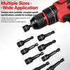 5-12mm Magnetic Socket Bits Inner Hex Drill Socket Adapter Hexsocketset Hex Nut Driver  Homerepair