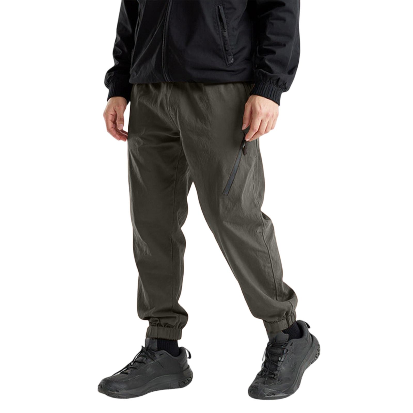 

Мужские спортивные повседневные брюки для бега, легкие походные рабочие брюки, уличные брюки XXXL