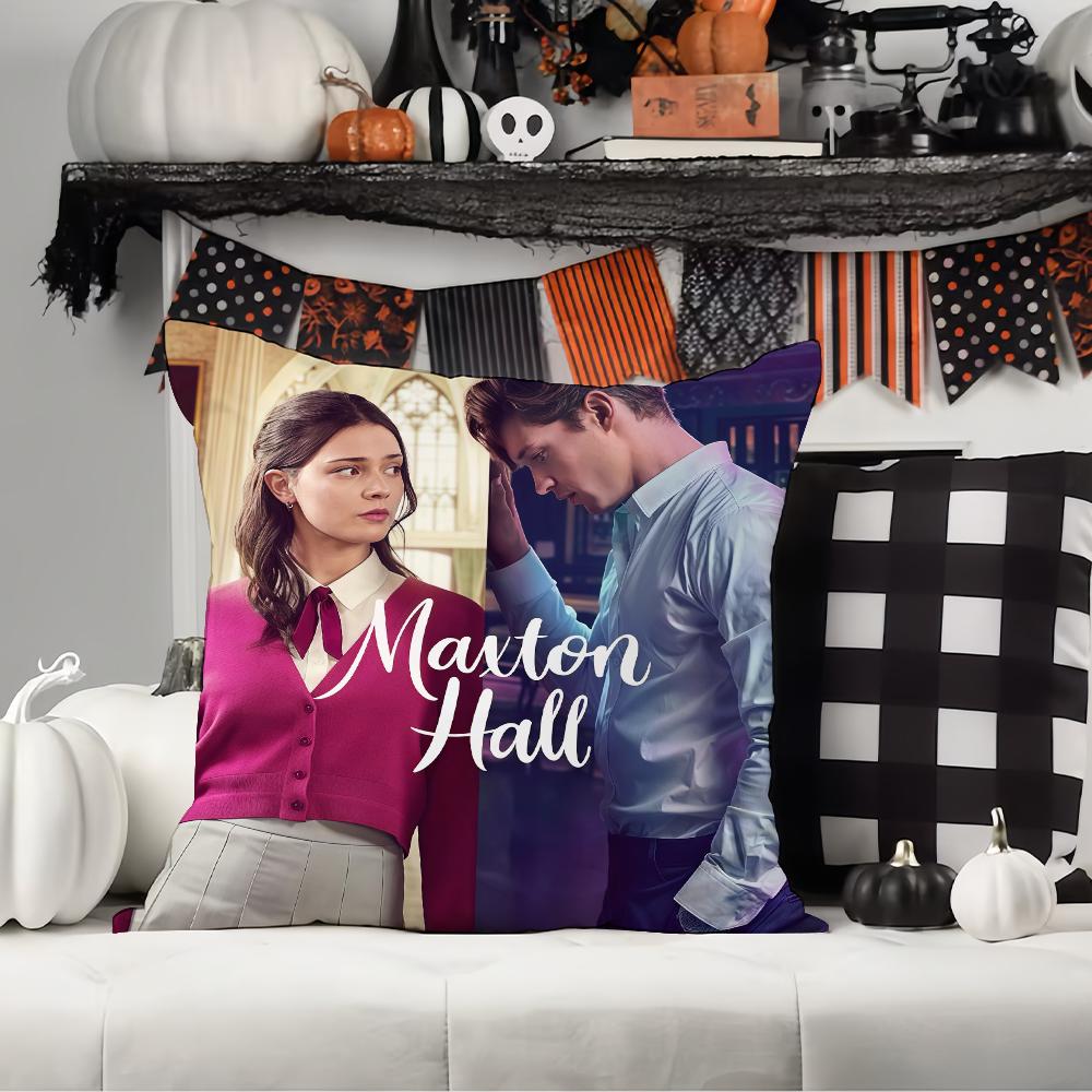 Romance Tv Series Maxton Hall Pillow Case Office Cushions Suitable For Sofa Car Bedroom Decorative Cushion Cover