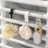 1PCS Bathroom Hanger Clips Heated Towel Radiator Rail Hook Holder Multi-Purpose Drying Rack Hook Towel Clothes Storage Racks