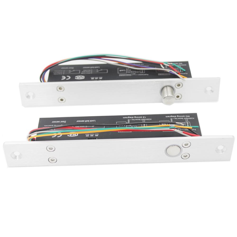 DC12V Electric Lock Magnetic NC/NO Output with Timer Mortise Door Lock Fail Safe fail Secure Bolt Mortise Door Lock