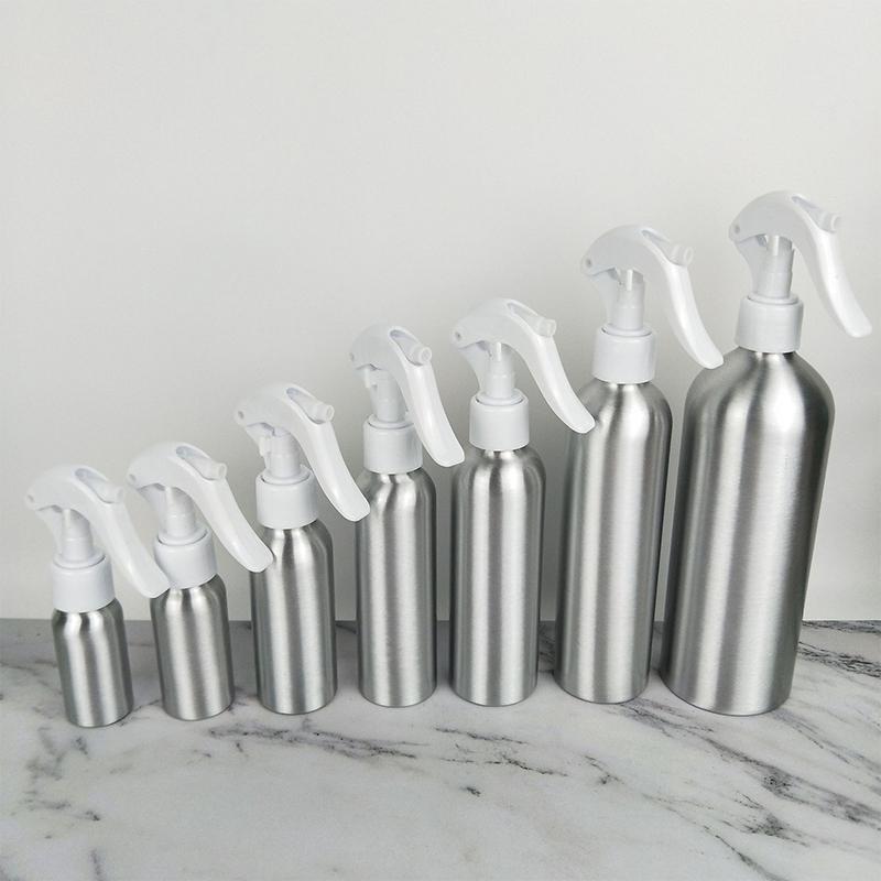 1Pcs 30-500Ml Aluminum Bottle Empty Spray Bottles Pump Sprayer Fine Mist Spray Refillable Bottles Water Spray Bottle Sprinkler