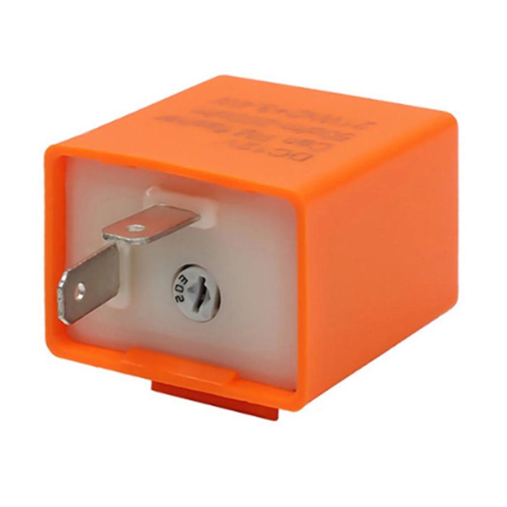 2Pin Motorcycle LED Flasher Relay Adjustable Frequency of Turn Signal Blinker Indicator Flasher Relays For Motorbike Accessories