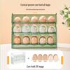 Automatic Flip Egg Storage Box - Kitchen Egg Tray & Duck Egg Holder for Refrigerator Side Door