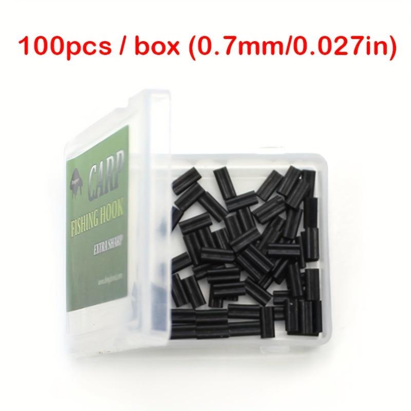 1Set/100pcs Carp Fishing Tools Krimp Tool Crimping With Spare Crimps For Fluorocarbon Line Carp Rig Chod Rig Booms Multifunction Pliers