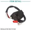 ACROPIX Motorrad Spannungsregler Gleichrichter für Yam aha Kompatibel mit VMX1200 V-MAX 1200 Schwarz 1 Stück