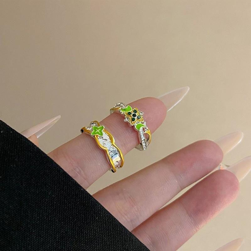 Anime Spiel Genshin Impact Neuvillette Focalors Arlecchino Nahida Ring Unisex Verstellbare Ringe Cosplay Party Schmuck resizable beige