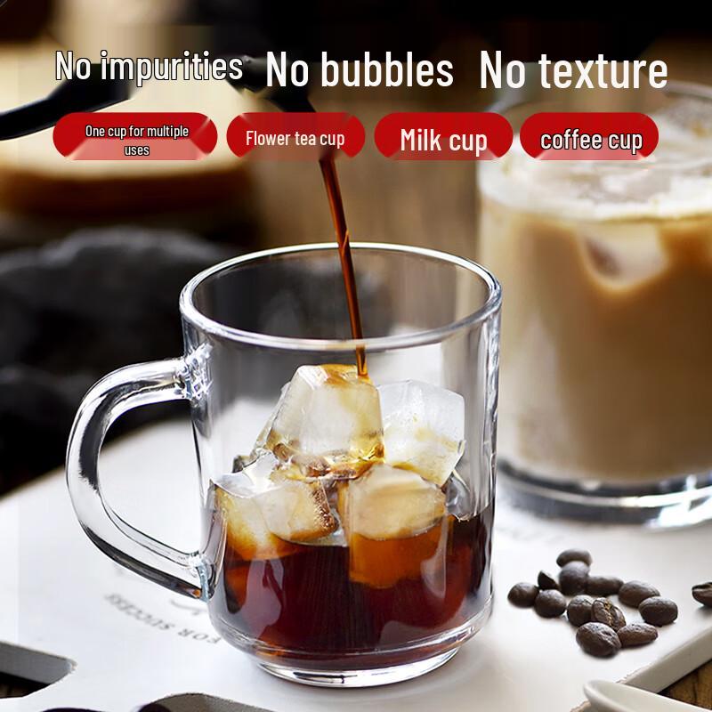 Shangqi Diamond Irregular Glass Cup Set with Drain Rack