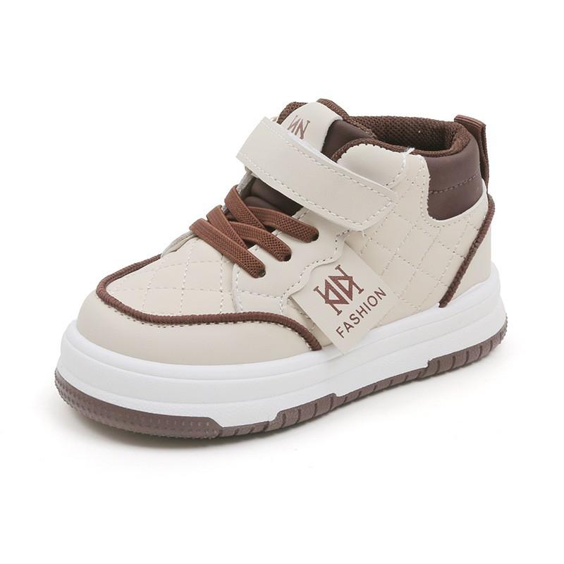 Kids Casual Sneakers Boys Girls Fall Lightweight Non-Slip Soft Sole High Top Low Cut Toddler Shoes