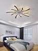 110-240v Intelligent Creative LED Ceiling Fan Light Black/white ceiling lustre for living room bedroom dining room room decor