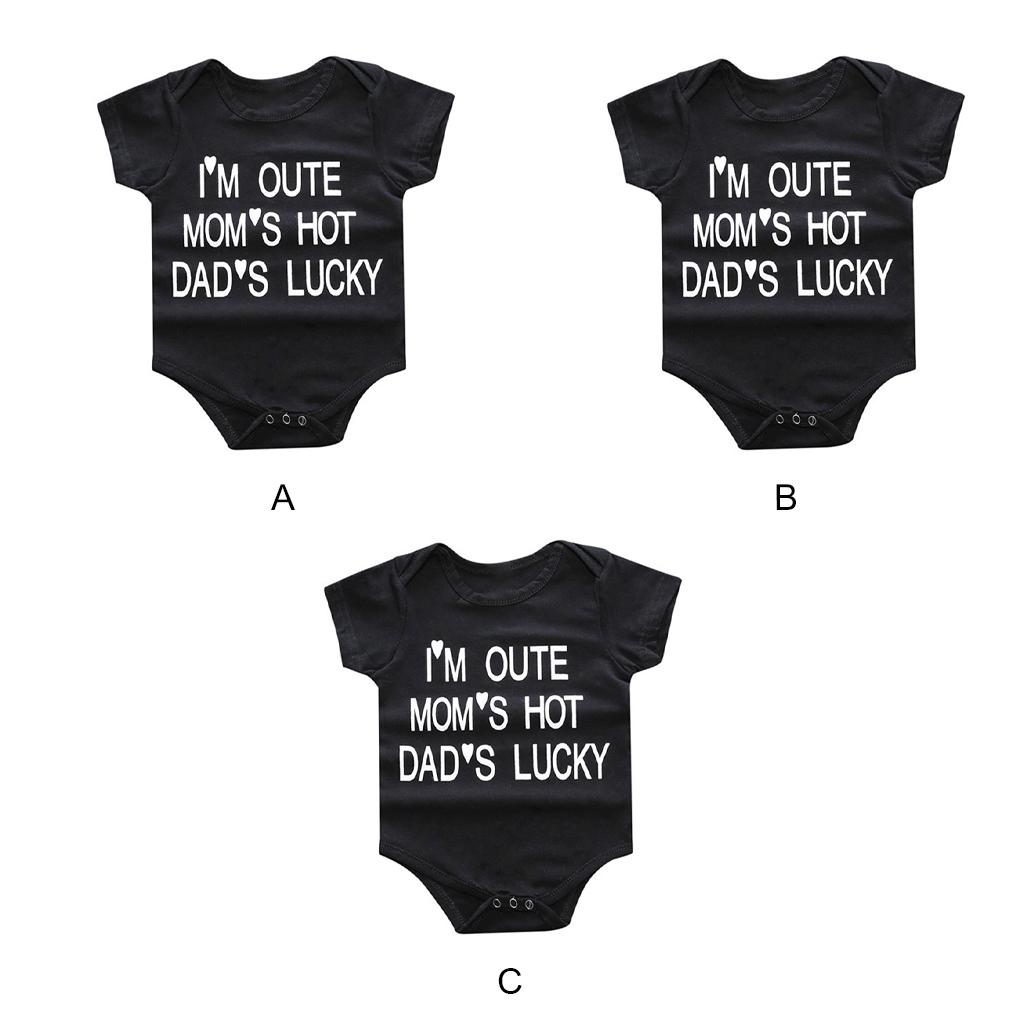 Baby T-shirt Outfit Infant Jumpsuit Hot Weather Newborn Bodysuit Girls