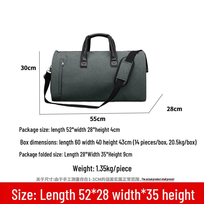 Large Capacity Travel Suit Bag - Ideal for Business Trips & Formal Wear Storage