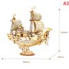 1:130/100/70/30 Sailing DIY Ship Assembly Model Classic Wooden Self-assembly Sailboat Model Gluing Model Building Kits