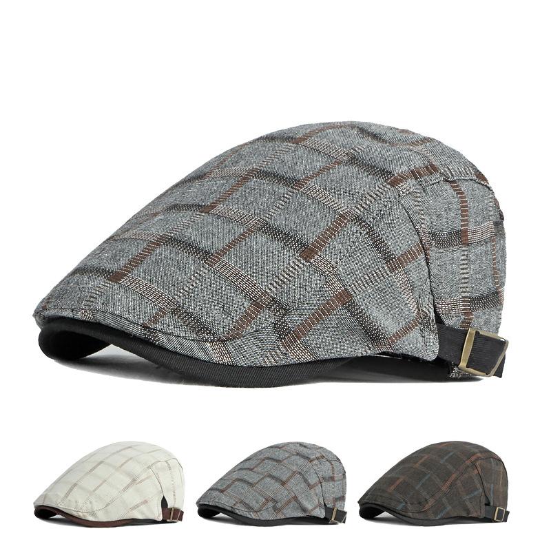 Classic Retro Beret Hat for Men Breathable Newsboy Caps Gorro Hombre Boina Gatsby Painters Hats Flat Caps Driver Ivy Hat