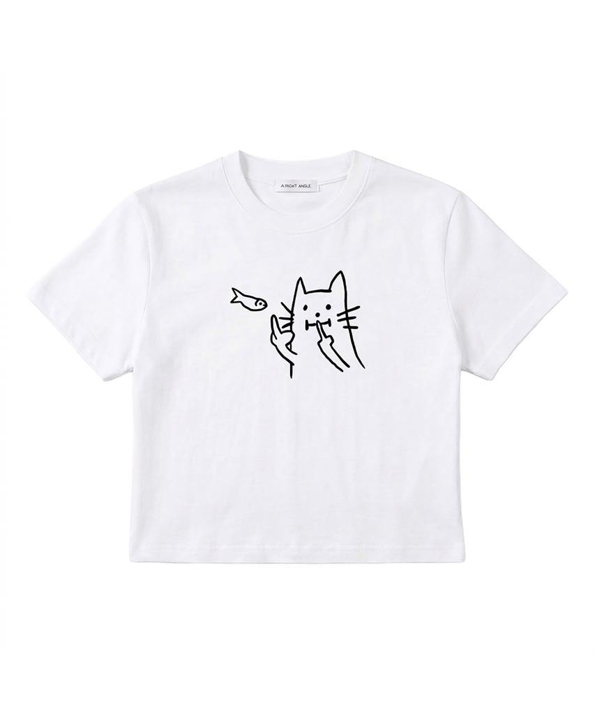 Eolaiteuaenggeul Cat Fish Crop Tee (2 Color)