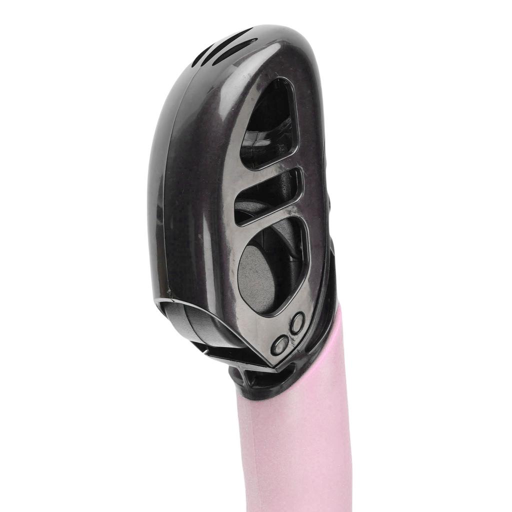 Dual Function Wet Full Dry Diving Snorkel with Bite Valve for Freediving Snorkeling Universal Diving Gear Easy Breath Pink