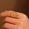Punk Snake Rings For Women Unisex Gold Color Irregular Coiled Curved Snakes Ring Stainless Steel Waterproof Jewelry Party Gifts