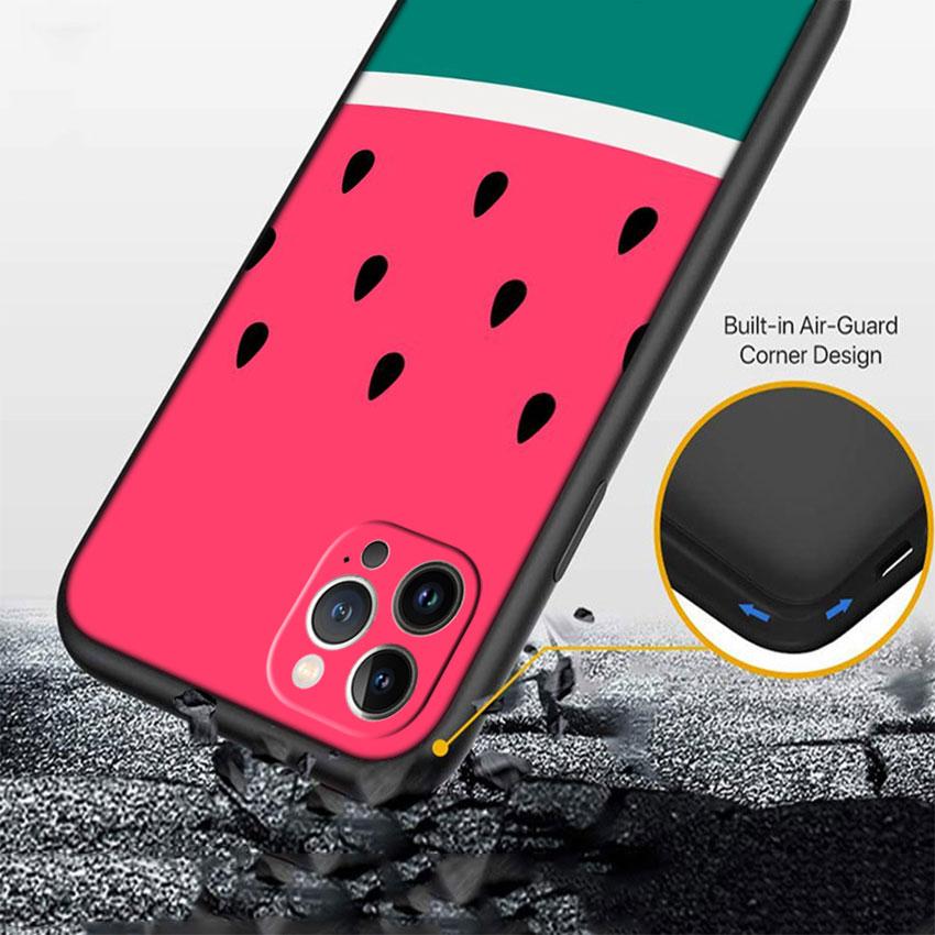 PP14 Cartoon Fruit Watermelon Case for Samsung A11 A12 A13 A15 A52S A53 A55 A56 A70 A71 A72 A73 F06 F16 F56 S10 Plus S10e