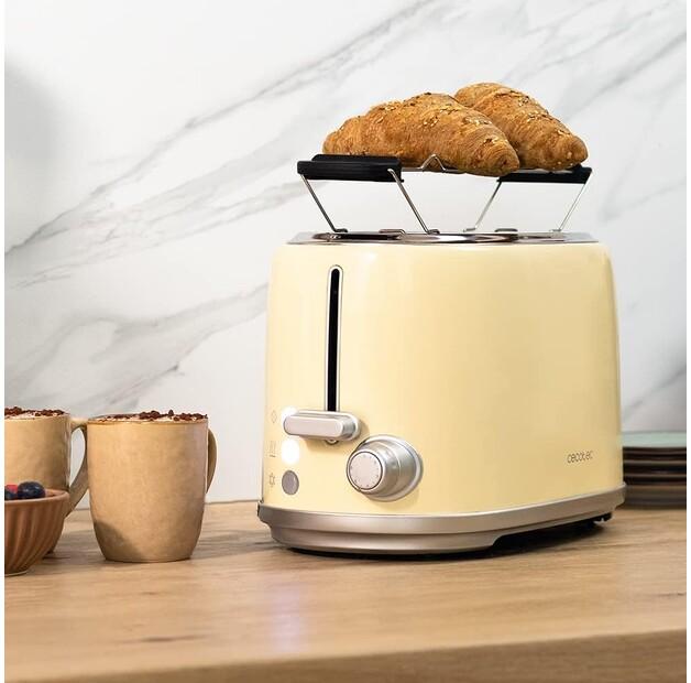 Тостер Cecotec 03232 Toast & Taste Retro 1000 beige