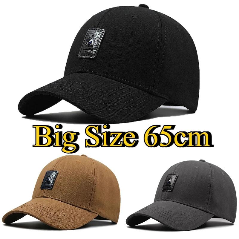 Uomo Testa Grande Taglia Grande Berretti da Baseball Casual Regolabili Snapback Cappelli Hip Hop Cool Cappello Estivo Taglia Plus Cotone Cappello da Sole Arrampicata