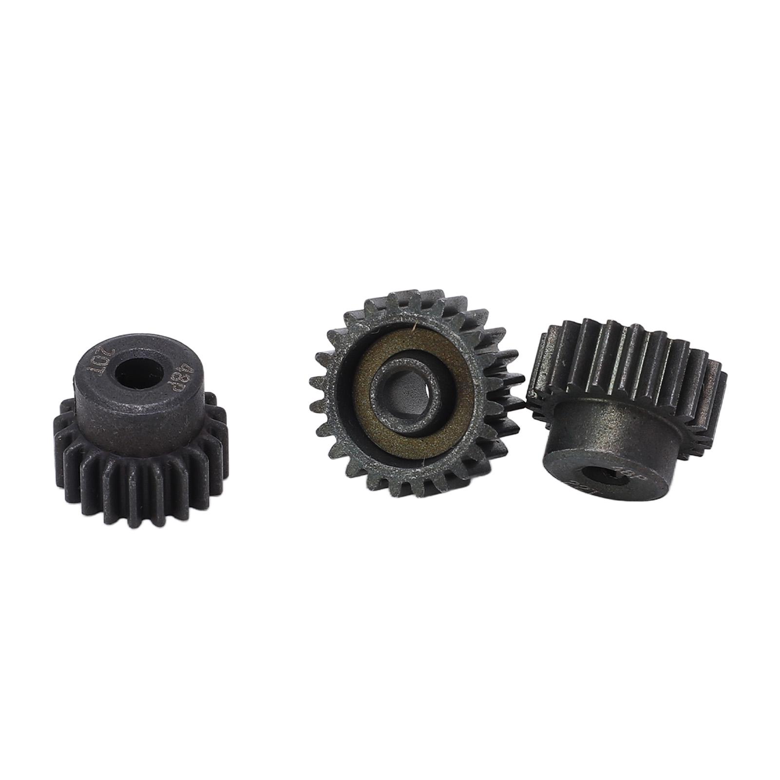 

48P Pinion Gear Set 20T 22T 24T 3.175mm RC Motor Pinion Gear for 1 10 RC Brushless Brush Motor