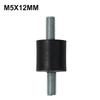 Rubber Vibration Isolator Mount Male Anti Shock Damper M5 M6 Car Bobbin Isolator Damperm For Gasoline Generators Accessories