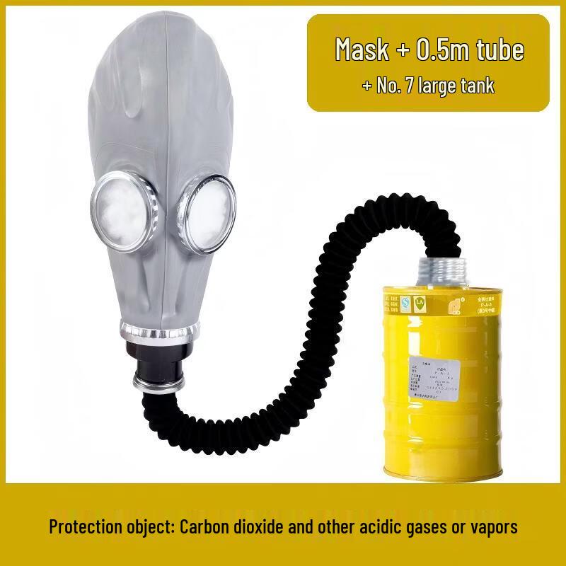 DAXTE Full Face Respirator with Filter and Tube