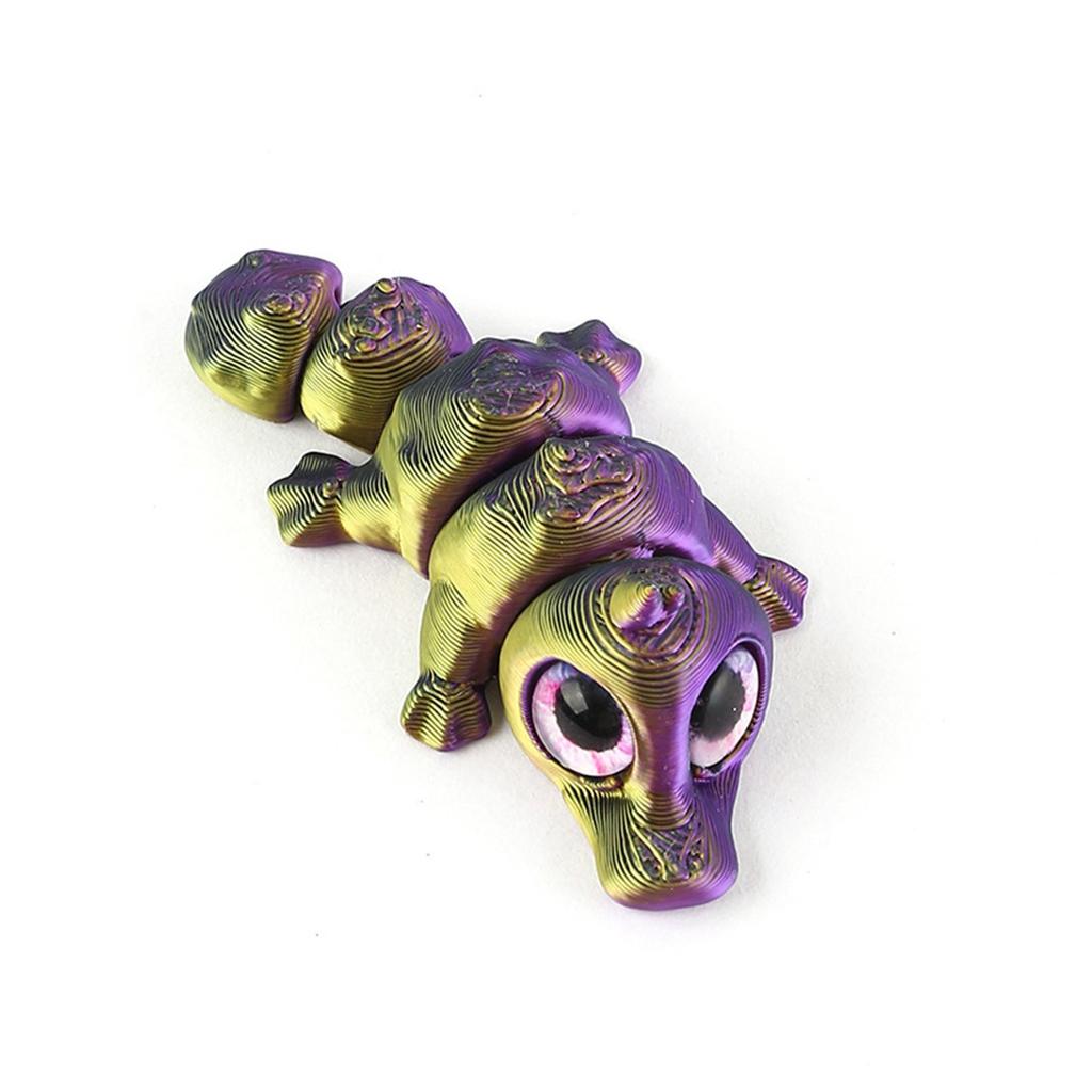 3D Printed Multi-color Real Eyes Movable Eyeballs Gradient Hand-made Model Animal