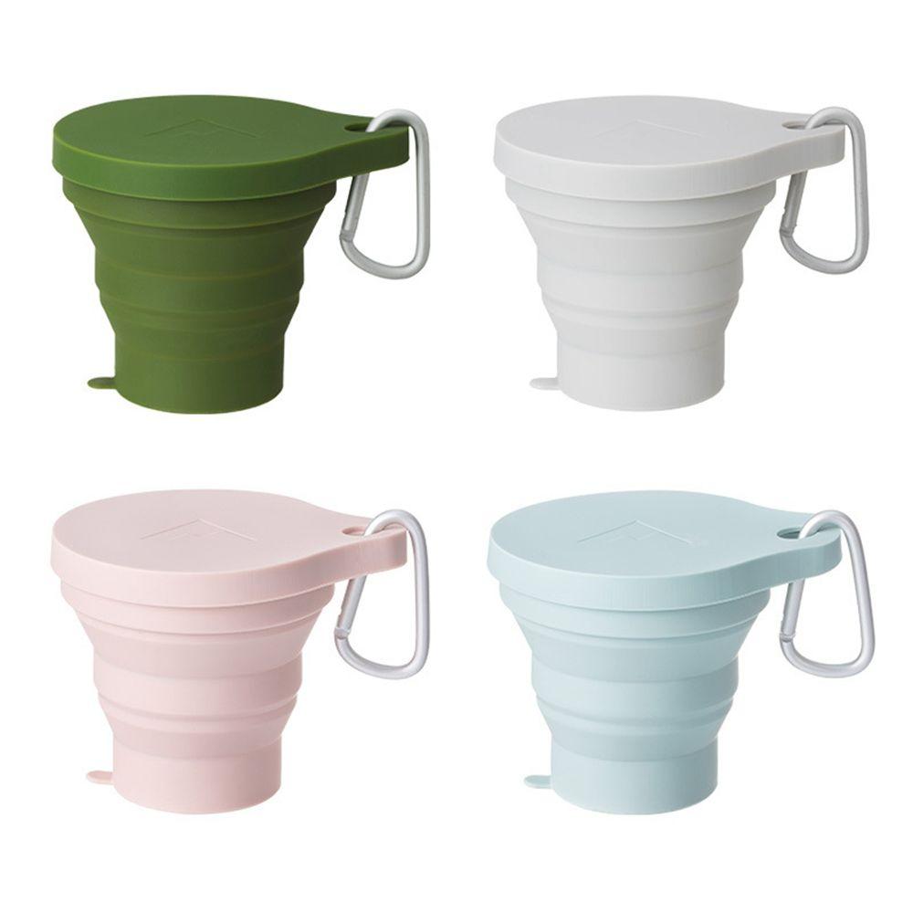 Camping Outdoor Travel Water Cup With Lid Folding Cup Drinking Mug Coffee Mugs Retractable Cup