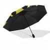 1pc smiley sun Automatic Folding Umbrella, Heavy Duty 8 Rib Iron Frame,  Suitable for Travel, Daily Use, Birthday, Decor Gift  54