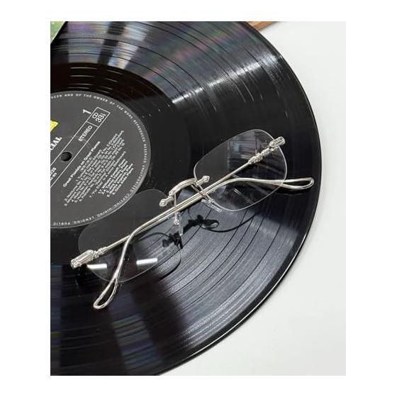 [Wego] Rimless Design Eyewear Glasses Fashion Gift Present Ladies