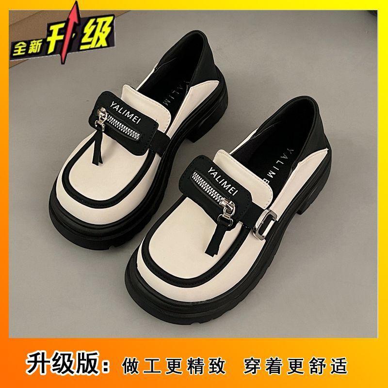 

Нишевый дизайн, нескользящие универсальные одинарные туфли, женские, весна-лето 2025, новые лоферы высокого класса на мягкой подошве, маленькие кожаные туфли женские 40