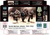 Master Box 1/35 Scale Russian Soviet Marine Corps Attack Scene (5-Piece Set), 1941-42, Eastern Front Series No. 3, Plastic Model Kit MB35153