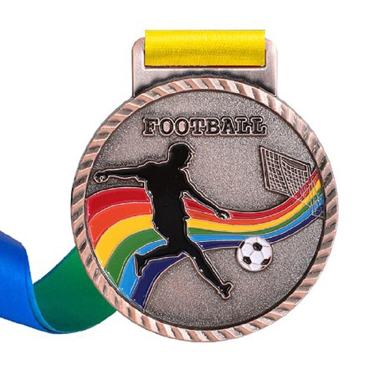 Award Medals for Kids and Adults Metal Prizes Awards Gold/Silver/Bronze Soccer Medals for Awards Sports Competitions