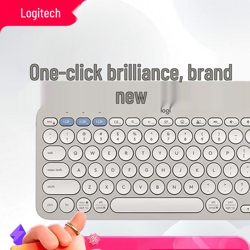 Logitech K390 Schlanke Tragbare Kabellose Bluetooth-Tastatur
