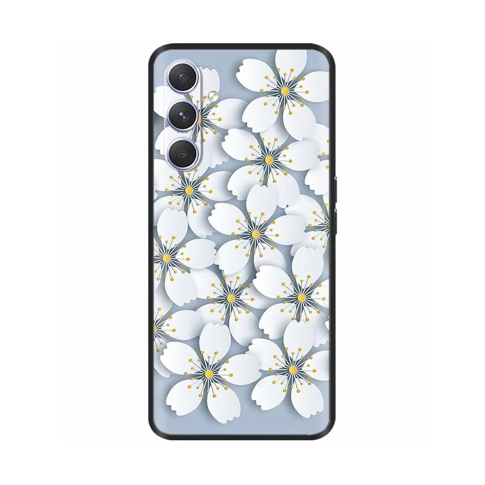 For Samsung Galaxy A34 Case 5G SM-A346B Soft Silicone TPU Phone Case For Samsung A54 5G Back Cover GalaxyA54 A 54 Bumper Para