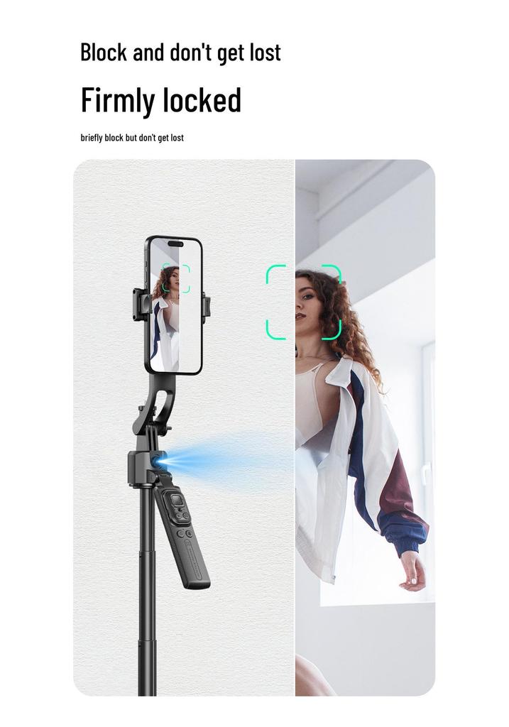C17 Intelligenter Selfie-Stick & Stativ mit Gesichtserkennung für Live-Übertragungen