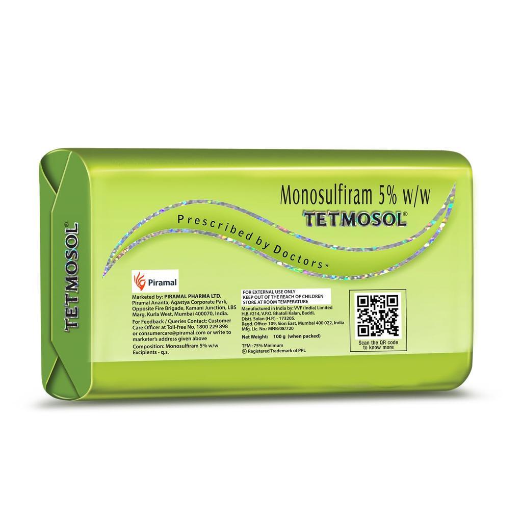 Tetmosol Medicated Soap Pack of 8 100g Each – Anti-Itch Skin Care for Daily Use Adults & Children