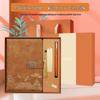 Custom Logo Cultural Creative Notebook & Wooden Bookmark Gift Set