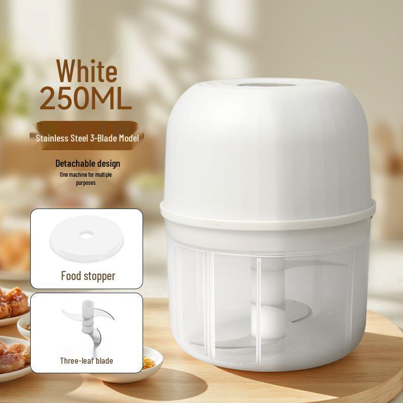 Electric Garlic & Meat Grinder: Automatic Garlic Mincer, Masher, Press, Crusher, Chopper for Household Use