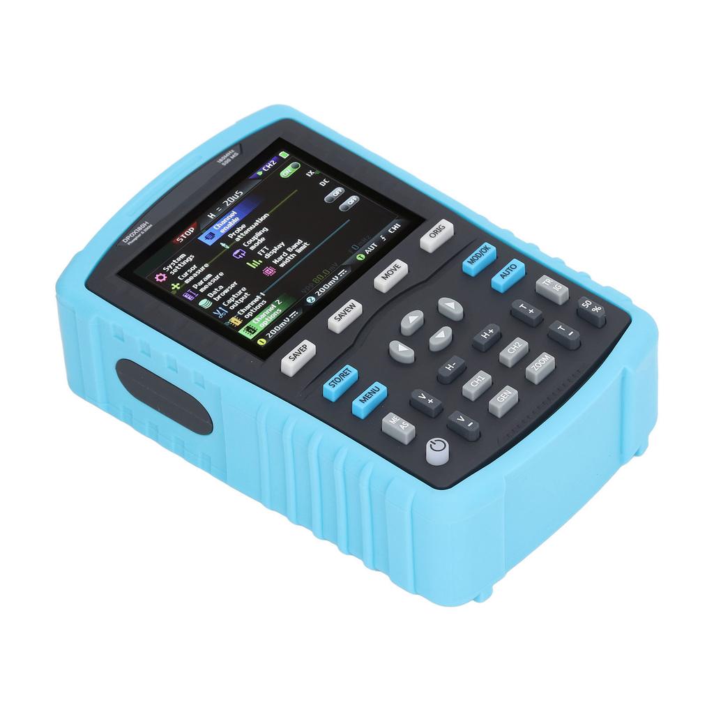 Fluorescent Digital Oscilloscope 2.8in Display 3000mAh Dual Channel Signal Generator Oscilloscope