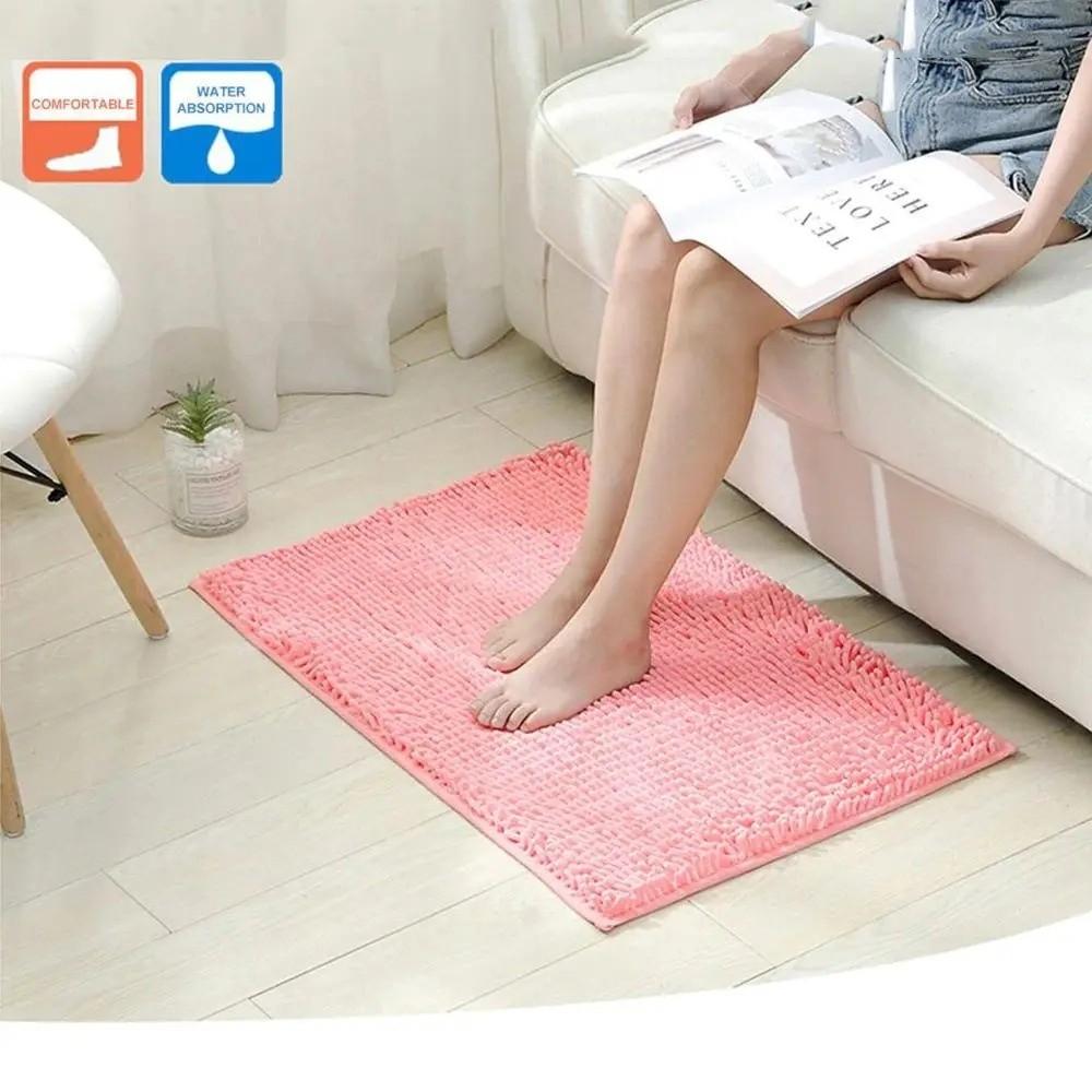Anti Mould Bath Mat Chenille Super Absorbent Bath Mat New Shower Mat