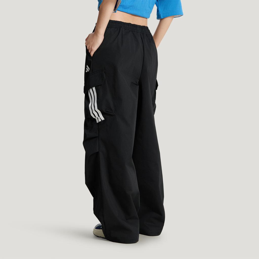 Adidas Woven Loose Wide Leg Straight Sports Casual Pants Women bottoms KW0682