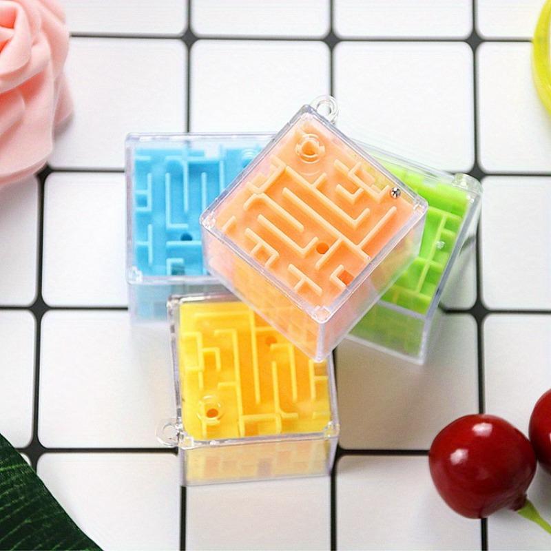 1Pcs 3D Maze Magic Cube Toys Six-sided Brain Developing Educational Toy Labyrinth Ball Toys Magical Maze Ball Game